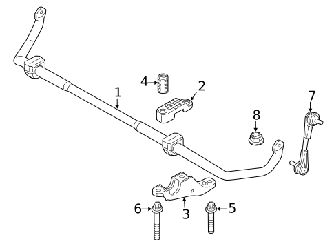 Stabilizer Bar & Components for 2016 BMW 750i #4
