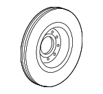 BRRC65 - Brakes: Motorcraftâ„¢ Rotor for Ford: Explorer, Flex, Police Interceptor Sedan, Police Interceptor Utility, Special Service Police Sedan, Taurus | Lincoln: MKS, MKT Image