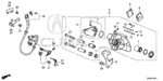 47561T6NA00 - : Bracket, L Epb Harness (A) for Acura: NSX Image