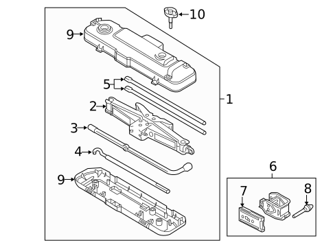 Jack & Components for 2012 Ford F-150 #1
