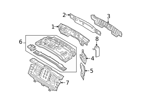 Rear Body for 2006 Audi A6 #0