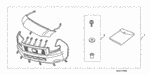 8P35SL0200R1 - Accessory Components: HARDWARE KIT, NOSE MASK for Honda Image