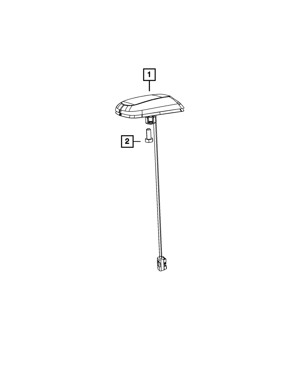 Base Cable And Bracket Antenna - Mopar (5091352AE)