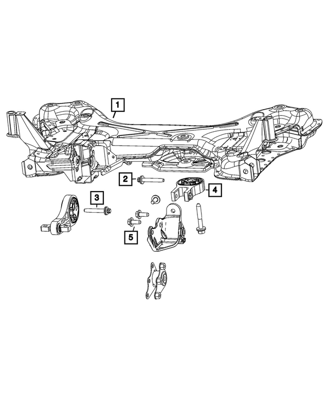 6513694AA - : Hex Head Bolt for Mopar Image