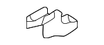 88597CW000NNB - Body: Track Cover for Hyundai Image