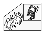 88400CW020WDE - Body: Seat Back Assembly for Hyundai: Santa Cruz Image