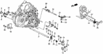 24282634000 - Transmission - Automatic: BOLT, SHAFT FORK SETTING for Honda Image