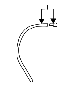 10403397 - Body: Drain Hose for Buick: Century, Regal | Oldsmobile: Intrigue Image