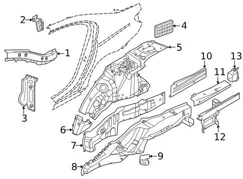 Inner Structure for 2024 BMW i5 #0