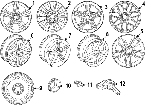 Wheels for 2021 Mercedes-Benz CLA45 AMG #0