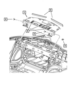 1LM50DX9AP - Interior Trim: Rear Shelf Panel for Mopar Image