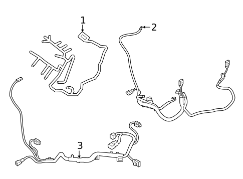 Wiring Harness for 2021 Audi SQ8 #0