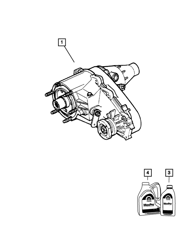 RL123222AA - NV233; Transfer Case: Nv233 Transfer Case for Mopar Image