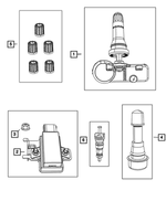 56029470AB - Wheels: Tire Pressure Monitoring Module for Dodge: Ram 2500 | Ram: 1500 Image