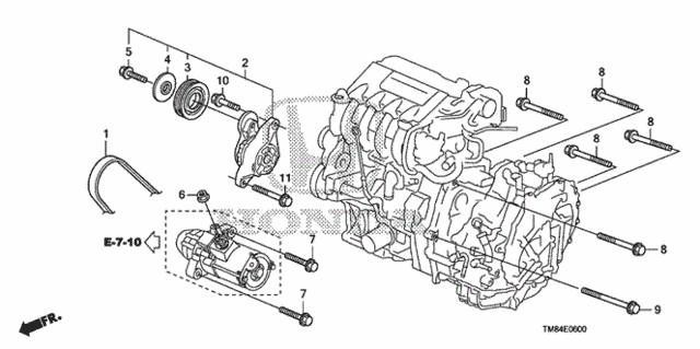 Auto Tensioner for 2013 Honda Insight #0