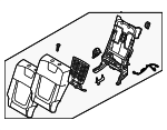 89400CW010KWF - : Seat Back Assembly for Hyundai Image