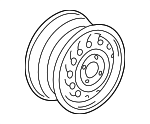 42700ST7N01 - : Wheel, Steel for Honda: Insight Image