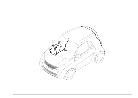 Door Wiring Harness and Door Control Module for 2009 Smart Fortwo #0