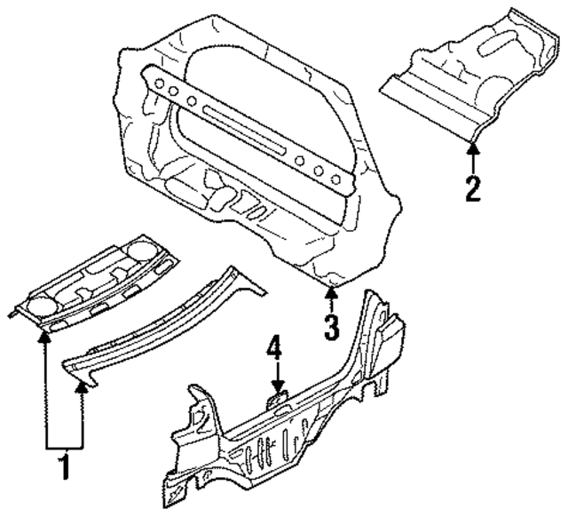 791108B735 - : Rear End Panel for Nissan Image