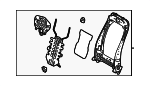 716400E150 - Body: Seat Back Frame for Toyota Image