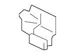 715870R010 - Body: Lumbar Adjuster Protector for Toyota Image