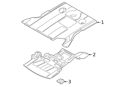 Splash Shields for 1999 BMW 328i #1