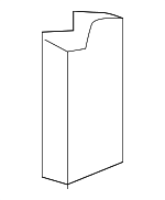 620689MB0A - Body: Grille Rubber Seal for Nissan Image