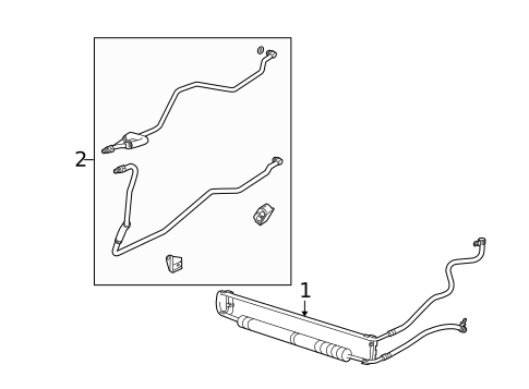 Power Steering Oil Cooler for 2007 Jaguar S-Type #0
