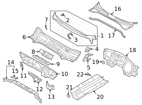 Cowl for 2025 Audi Q3 #0