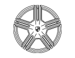 971601025H88Z - : Wheel, Alloy for Porsche: Panamera Image