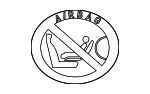 C2D48541 - Body: Air Bag Label for Jaguar Image