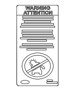 C2C40095 - Body: Air Bag Label for Jaguar Image