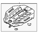 13717577456 - Engine: Engine Cover for BMW: 550i, 550i GT, 550i GT xDrive, 550i xDrive, 650i, 650i Gran Coupe, 650i xDrive, 650i xDrive Gran Coupe, 750i, 750i xDrive, 750Li, 750Li xDrive, X5, X6 Image