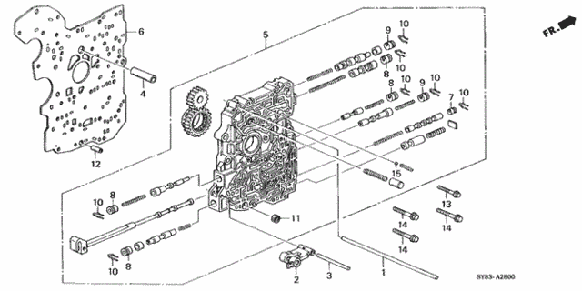 AT Main Valve Body (3) for 1998 Acura CL #0