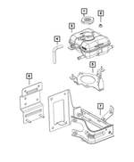68754202AA - Cooling: Radiator Bracket for Mopar Image