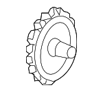 5C3847163 - Body: Quarter Glass Washer for Volkswagen: Beetle Image
