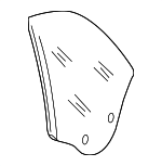 5C3845041F - Body: Quarter Glass for Volkswagen: Beetle Image