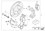 34116777826 - Retrofitting / Conversion / Accessories: Brake Disc Ventilated, Perforated for Mini Image