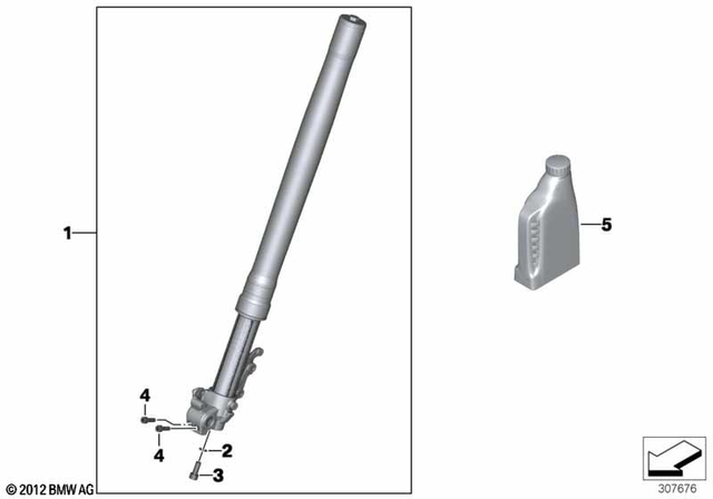31427711182 - : Fork Leg Right for BMW-Motorrad Image