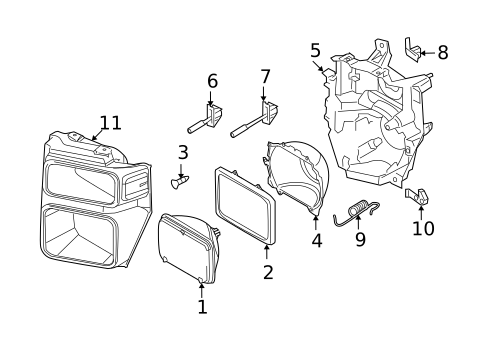 Lighting - Exterior for 2009 Ford F-250 Super Duty #0