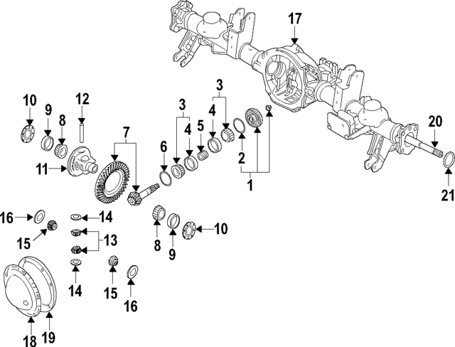 68455330AA - Universals &amp; Rear Axle: Companion Flange for Mopar Image