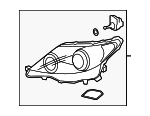 8114550320 - Electrical: Headlamp Assembly for Lexus: LS460, LS600h Image