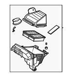 28110BE370 - : Air Cleaner Assembly for Hyundai Image