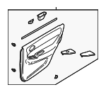 GG2C6856YB80 - : Trim Panel Assembly for Mazda: 626 Image