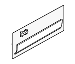 DGP000124PCL - Body: Lower Molding for Land Rover: LR3, LR4 Image