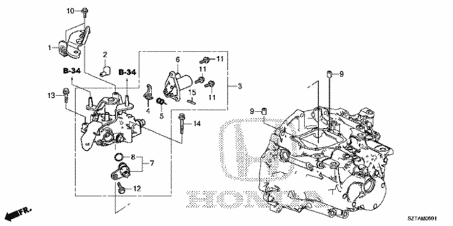 MT Shift Lever - Shift Arm (2) for 2016 Honda CR-Z #0