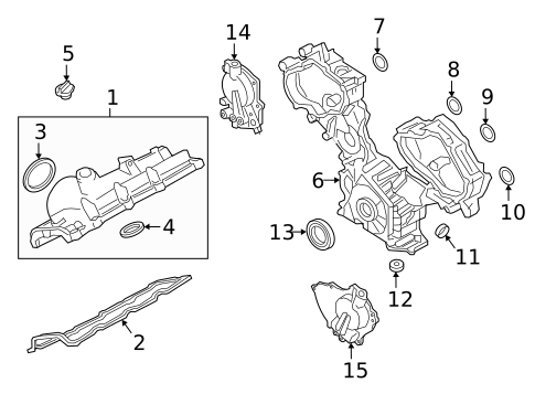 Valve & Timing Covers for 2019 Nissan TITAN #0