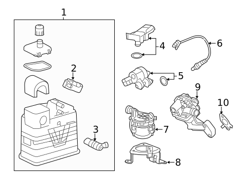Emission Components for 2016 Buick LaCrosse #0