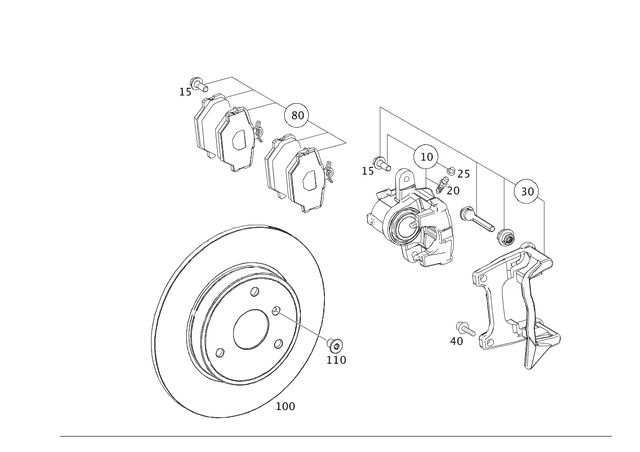 4514210098 - Brakes: Repair Kit for Smart Image image