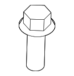 9008011353 - Body: Center Reinforced Bolt for Toyota: Highlander, Sequoia, Tundra Image